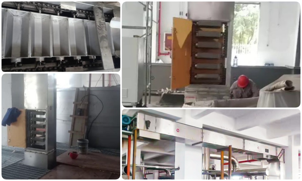 塑料顆粒z型斗式提升機(jī)客戶(hù)現(xiàn)場(chǎng)